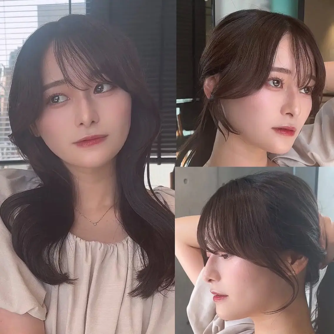 セミロング カラー カット ヘアカラー トリートメント 🌫️大人韓国ヘア 🌫️naoyaのヘアスタイル