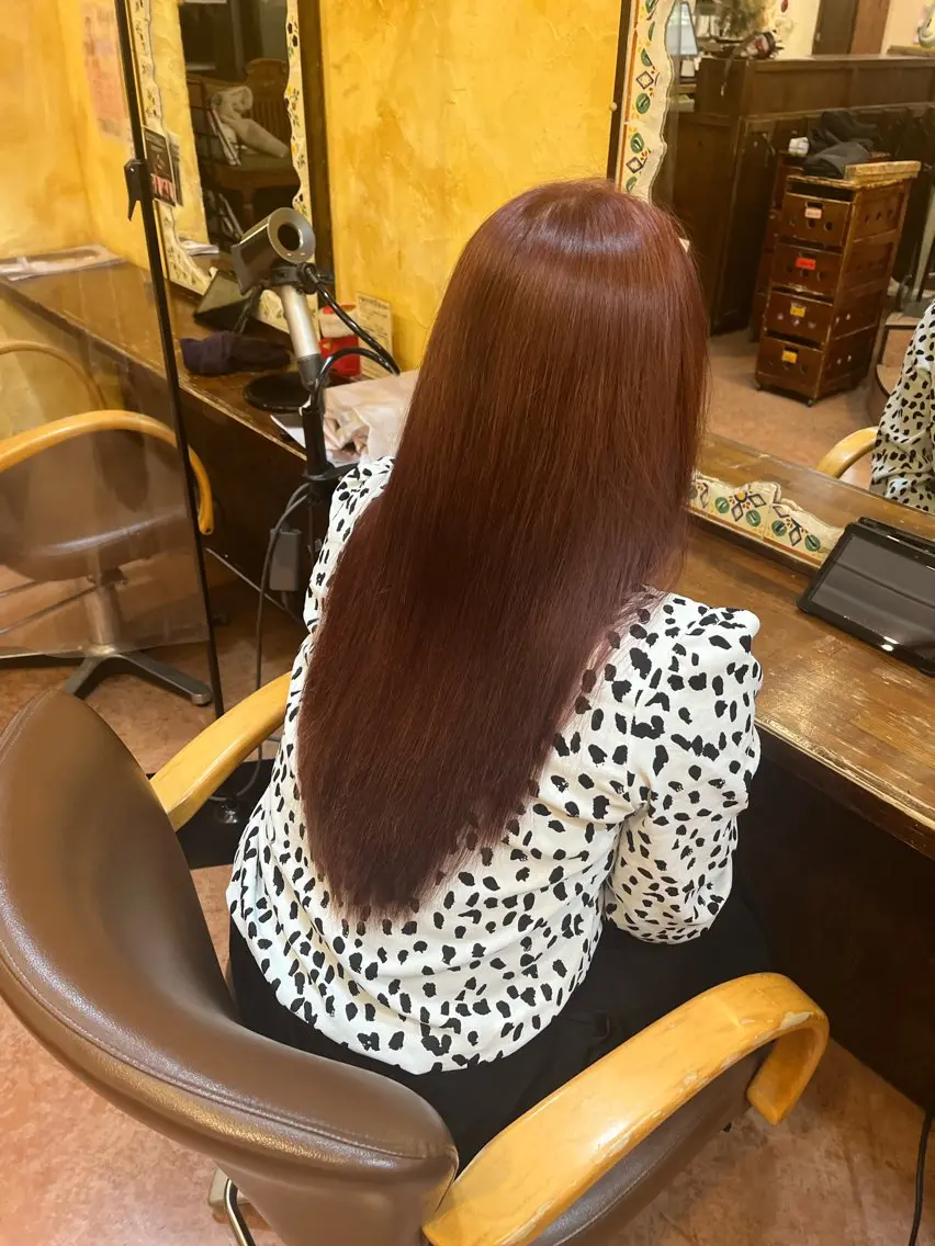 セミロング 片岡 なずなのヘアスタイル