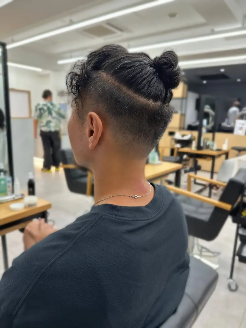 ショート パーマ メンズ 古河 湊斗のヘアスタイル