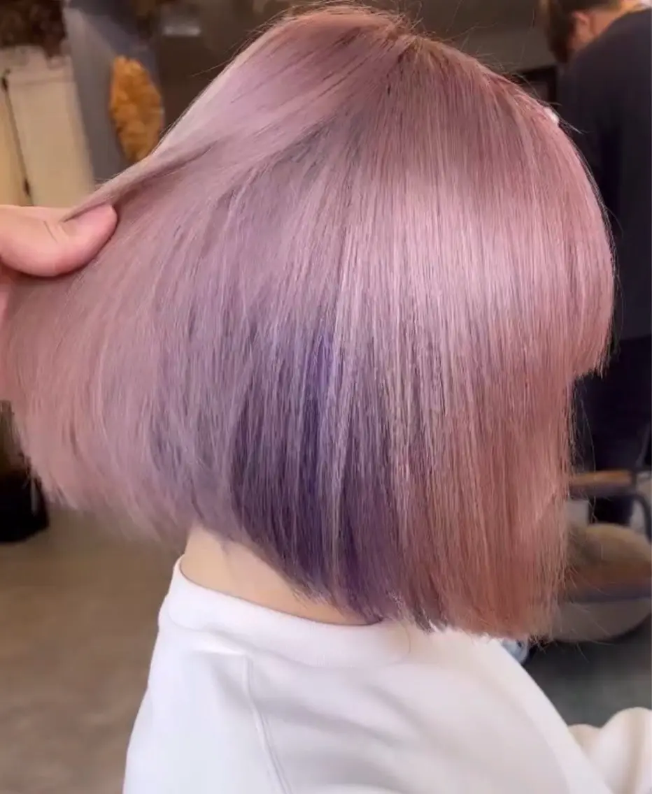 ショート ヘアカラー シモイケ ルアのヘアスタイル