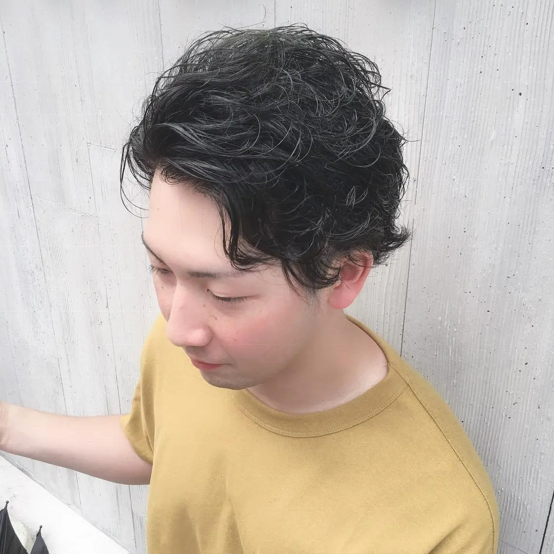 メンズ限定🧞カット＋コスメパーマ＋眉カット＋ツヤトリートメント🍀の写真