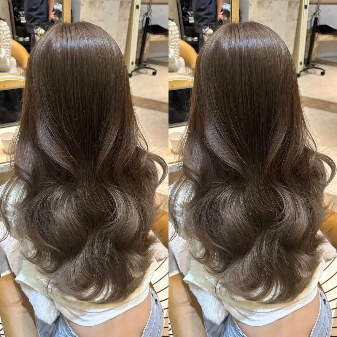 【火曜日3名様限定クーポン🌈】💘透明感ワンカラー💘+✨3step髪質改善トリートメント✨の写真
