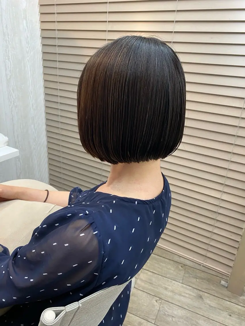 ショート ボブ カット トリートメント THETAふじみ野 野宮のヘアスタイル