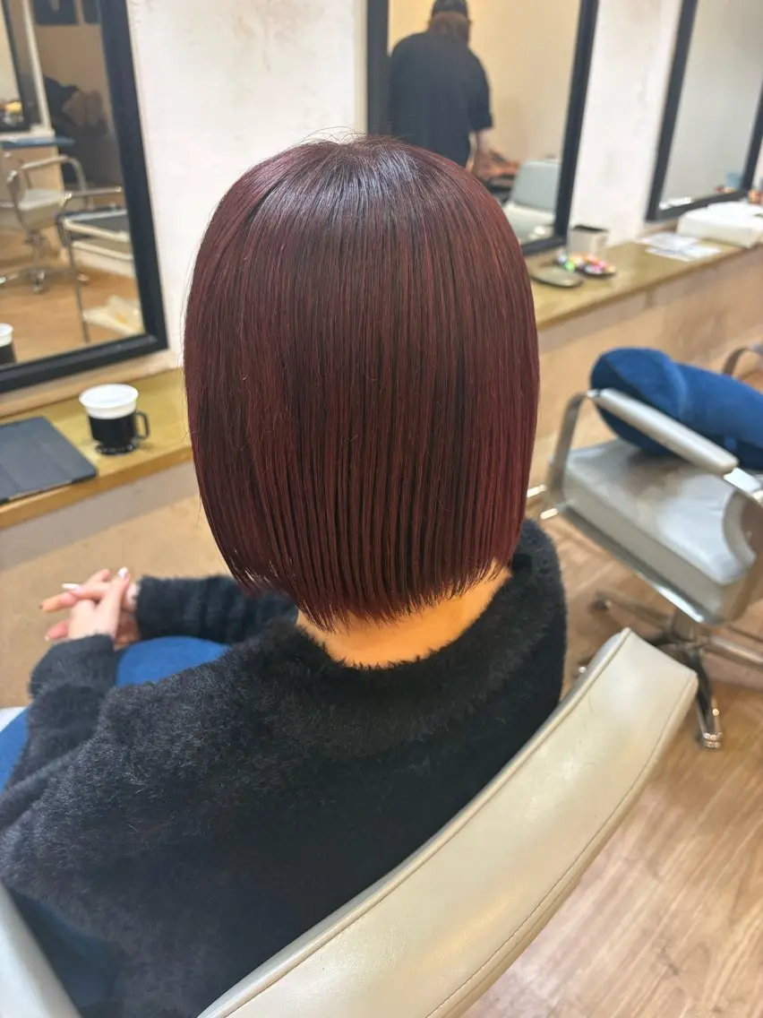 カラー ヘアカラー 韓国ヘアー🇰🇷 MIWAのヘアスタイル
