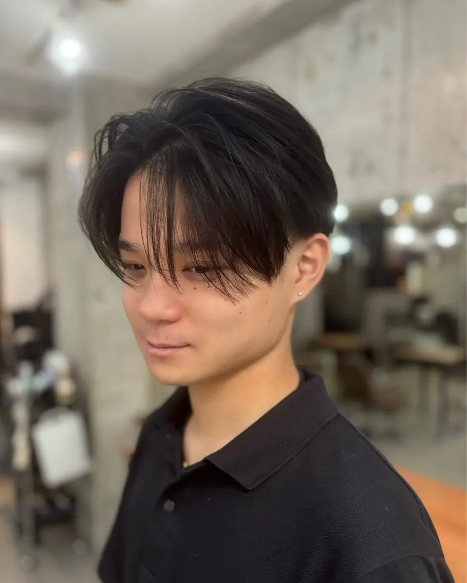 🔅メンズ限定🔅【カット+就活ブルーブラック+トリートメント🫧】の写真