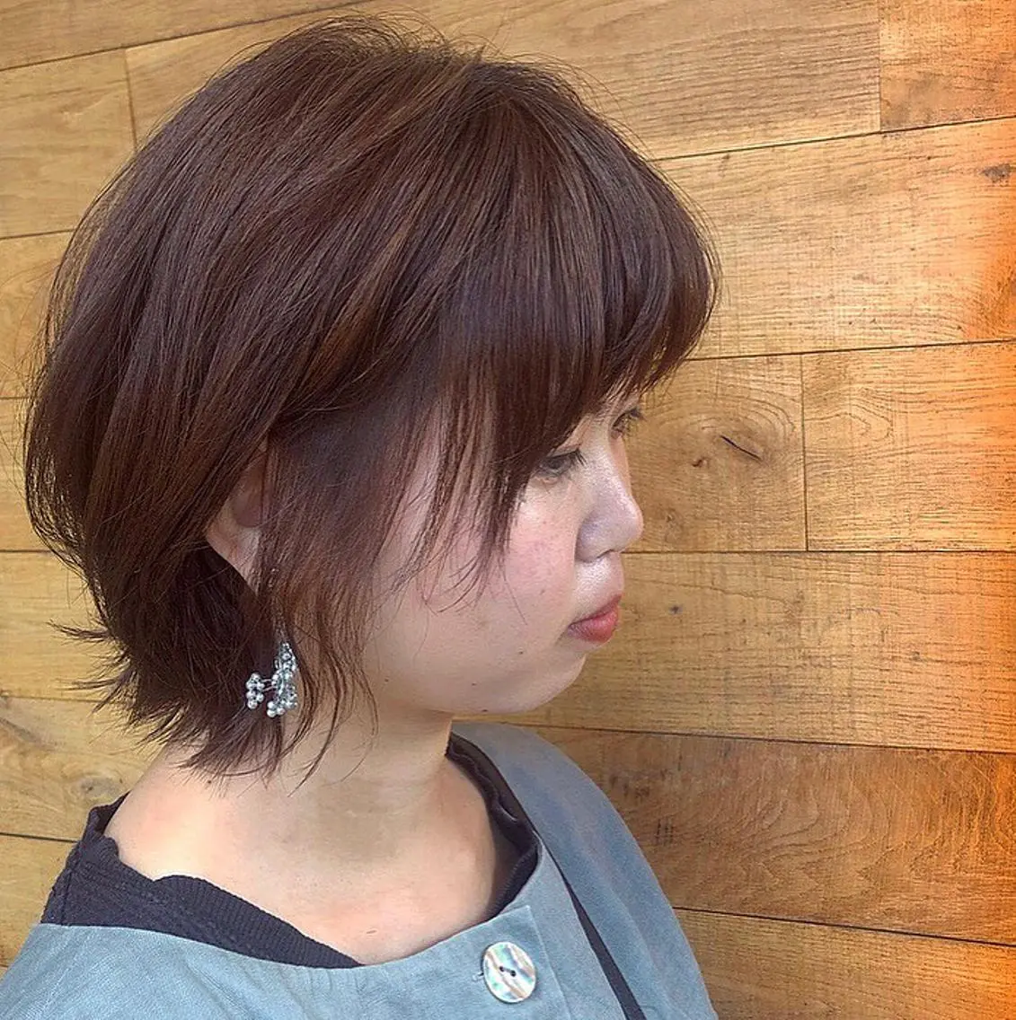 ショート オレンジブラウン 🌼 アユカのヘアスタイル