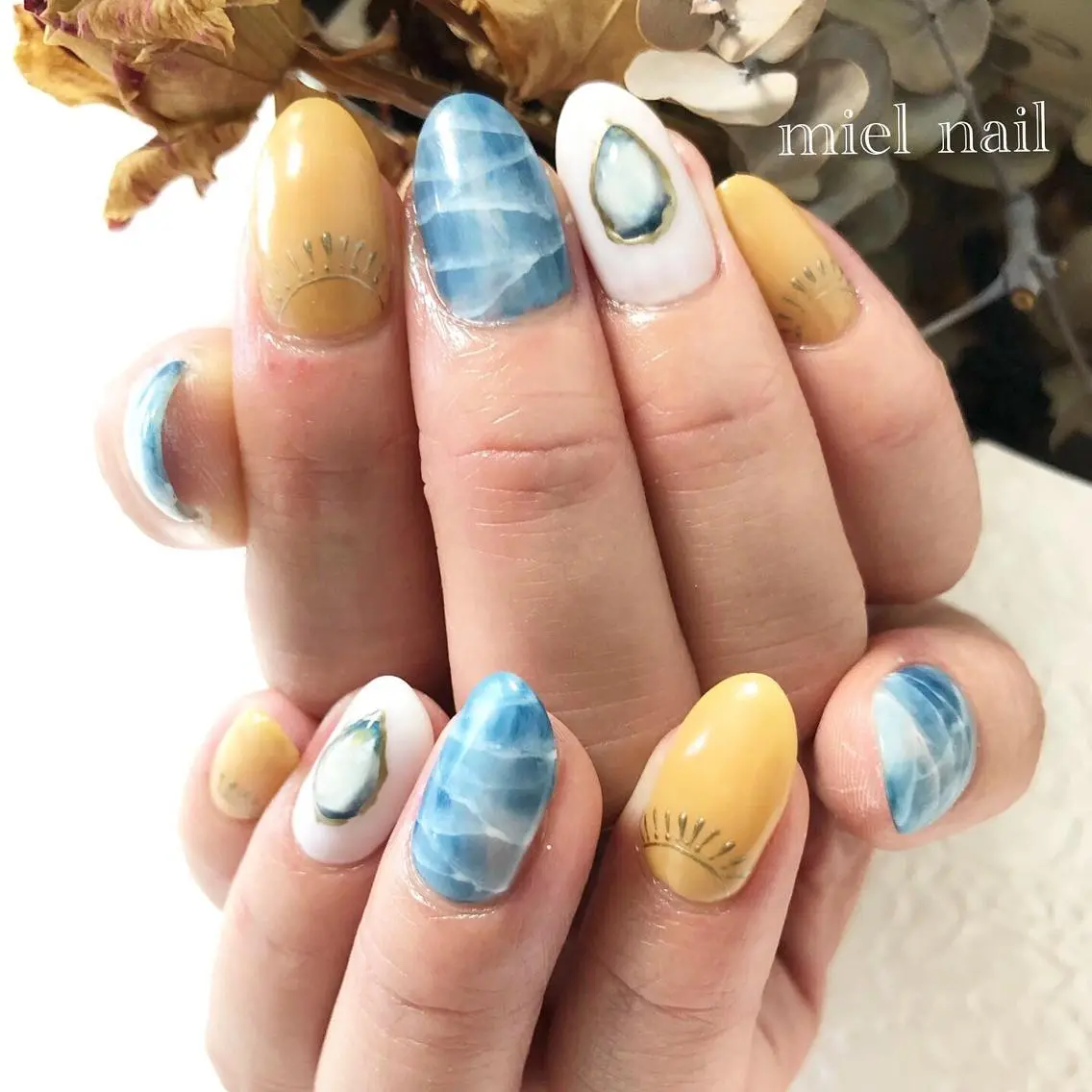 ネイル ハンドネイル miel nailのネイルデザイン