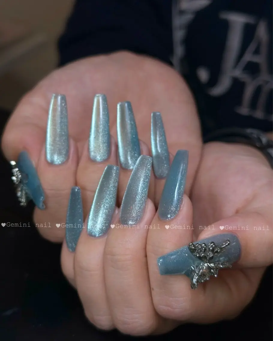 ネイル マグネットネイル ネイルチップ Gemini nail.Yukiのネイルデザイン