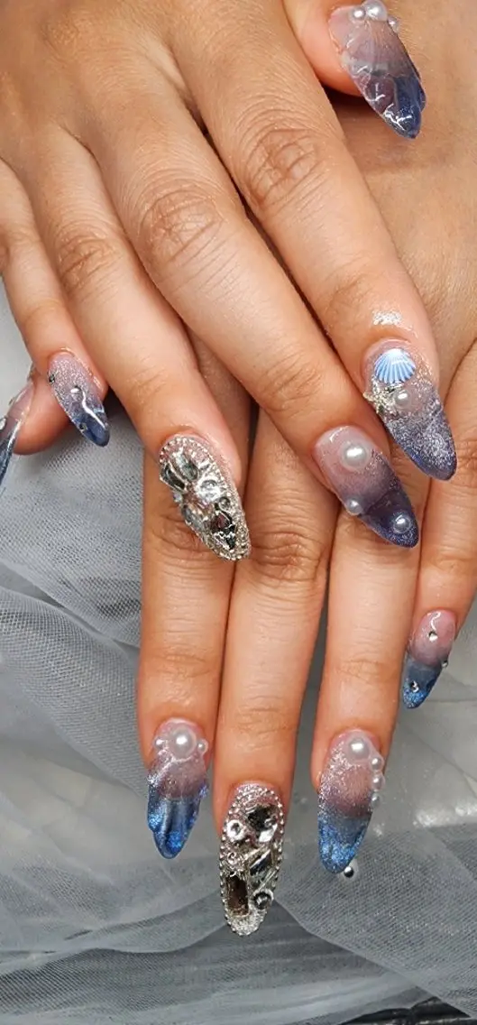 ネイル ハンドネイル eightyfour nail💚白石のネイルデザイン