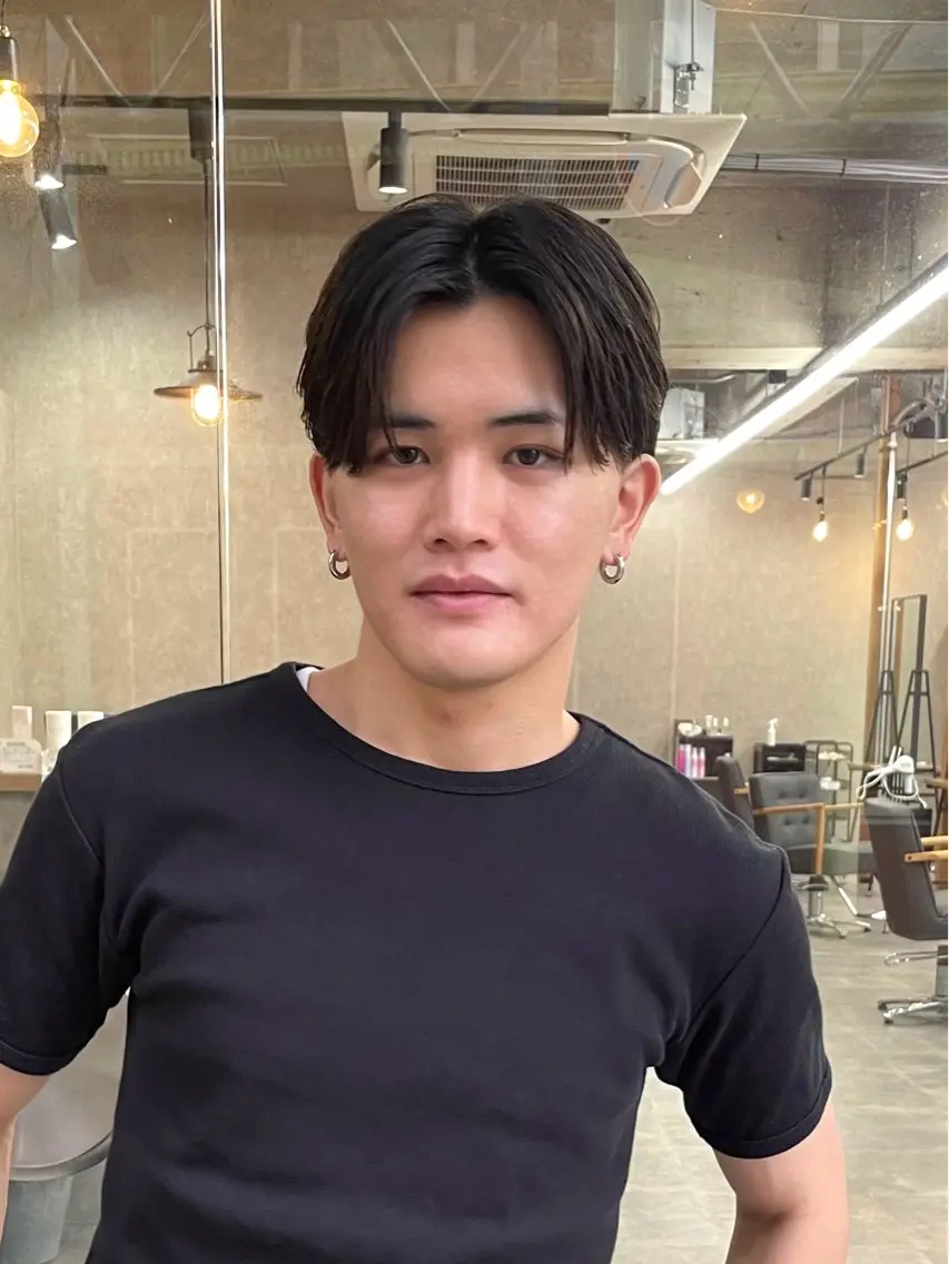 ショート メンズ ✂︎メンズ特化船橋 パーマ優希のヘアスタイル