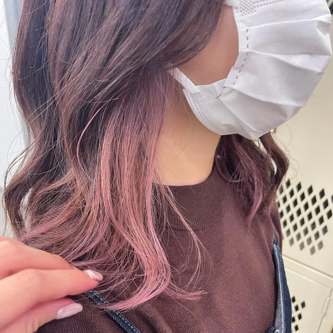 ミディアム カット ヘアカラー トリートメント SUNC/🤎 オオクマ　カナエ🤎のヘアスタイル