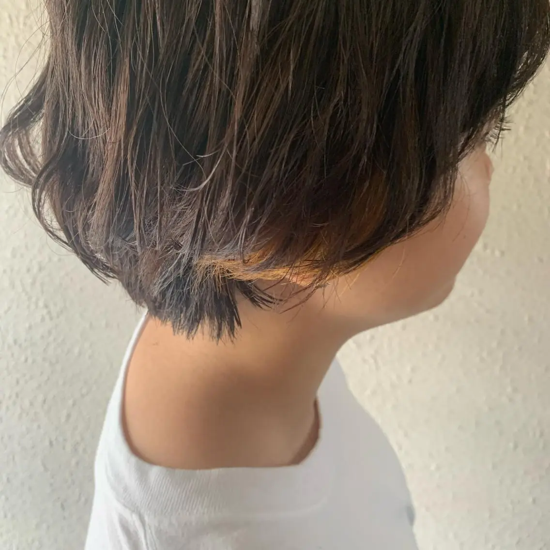 ショート カラー イエローカラー chouette/ 根本優希のヘアスタイル