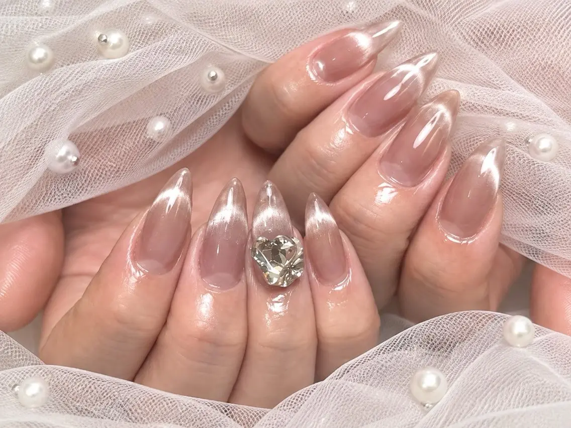 ネイル ハンドネイル フットネイル peTiT ✨️ yuzuki💞🫧のネイルデザイン