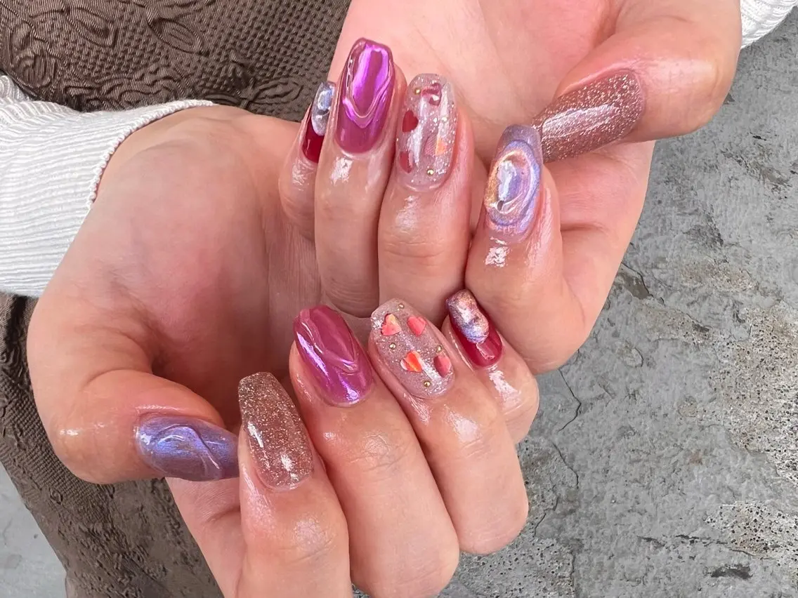 ネイル ニュアンスネイル ハンドネイル 《ニュアンスネイル》 risaのネイルデザイン