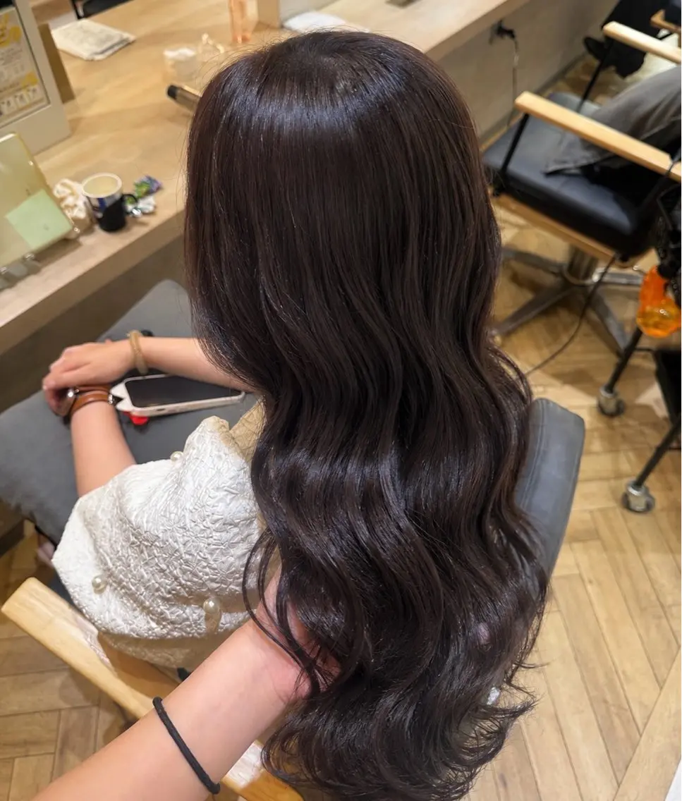 セミロング カット ヘアカラー トリートメント Zina天神🌻 Honokaのヘアスタイル