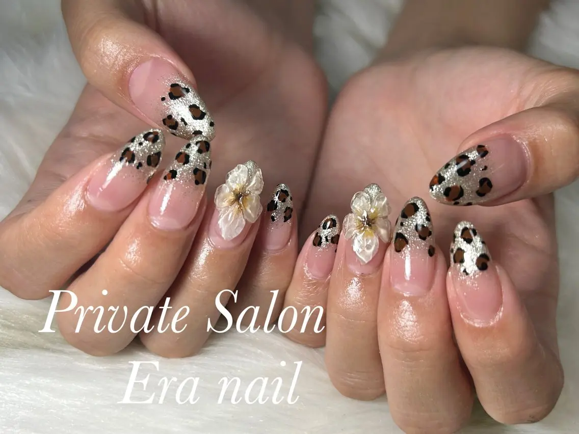 ネイル アニマル柄 ハンドネイル Era nailのネイルデザイン