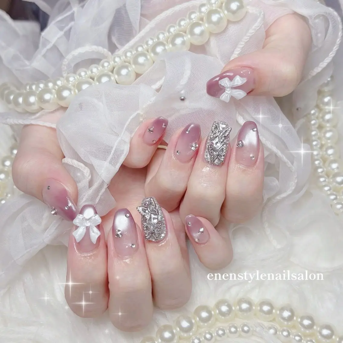 ネイル ハンドネイル 🐾enen style 🐾のネイルデザイン