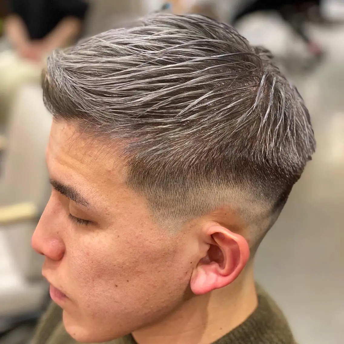 ショート カラー メンズ unopulir 景山 凌のヘアスタイル