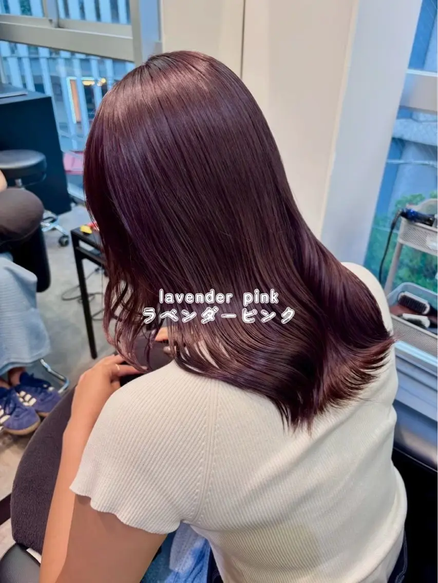 セミロング ヘアカラー 🧸ダブルカラー/ベ ージュ🍪さりなのヘアスタイル
