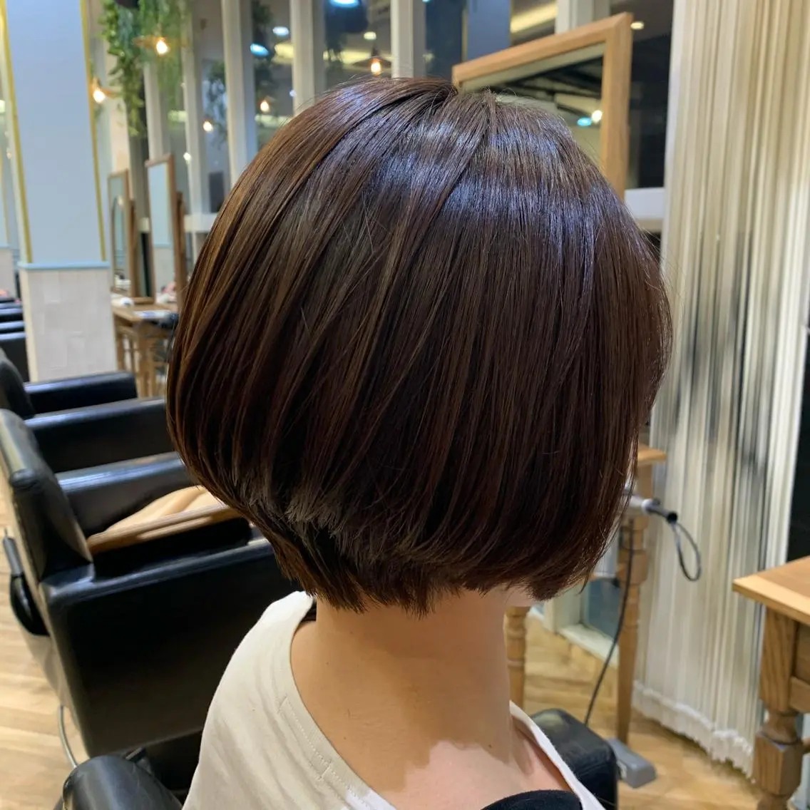 ショート ボブ 蓼沼 由莉のヘアスタイル