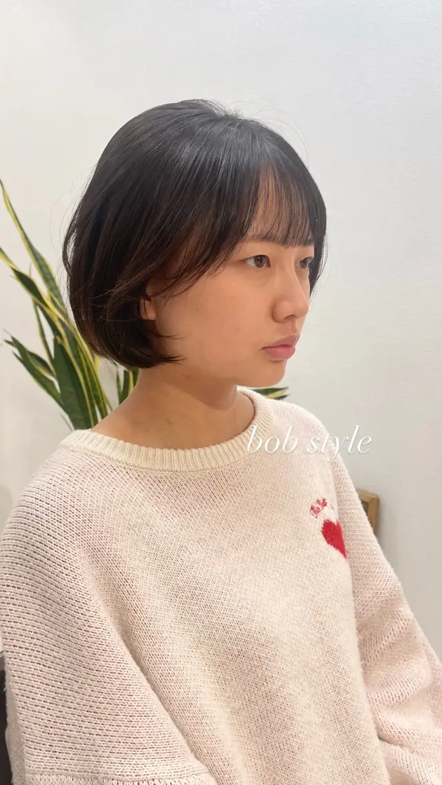 ショート ボブ 似合わせカット ♡レイヤーボブ パーマ/うらら♡のヘアスタイル