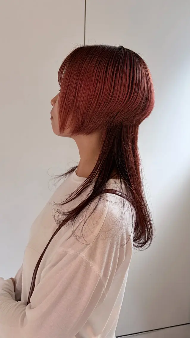 ロング ウルフカット カット &72 takiのヘアスタイル