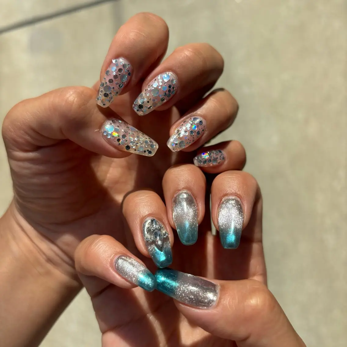 ネイル ハンドネイル Sea  nail by emaのネイルデザイン