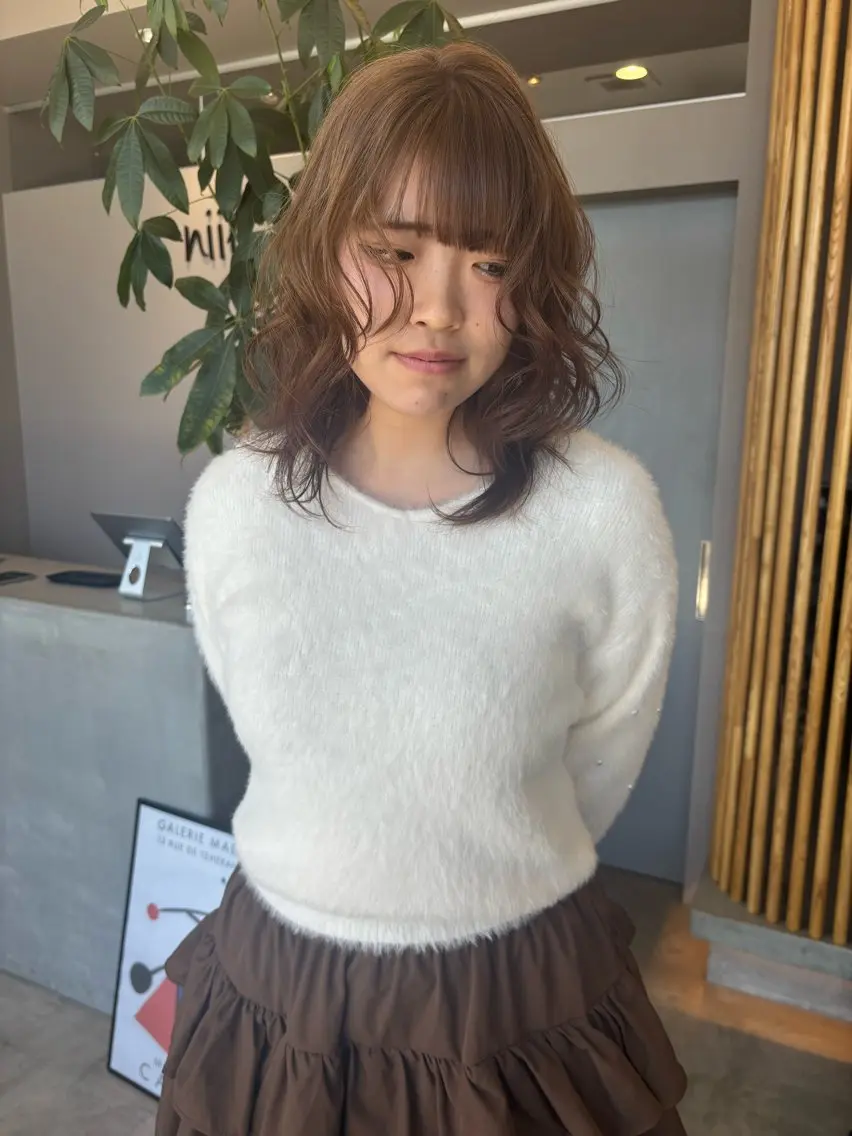 ミディアム miyu /nenのヘアスタイル