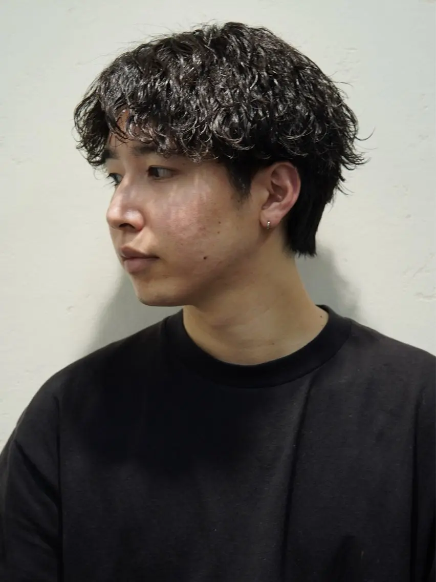 ショート パーマ メンズ カット パーマ トリートメント ヘアセット メンズパーマ特化 カバヤマ　リョウの眉毛・アイブロウイメージ