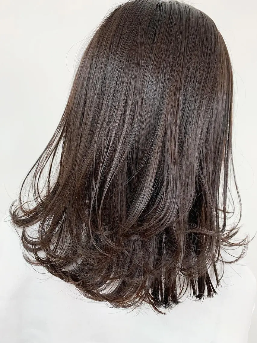 【新規】似合わせカット+リタッチカラー 白髪染めも◎（根本2cmまで）￥10230→￥6200の写真