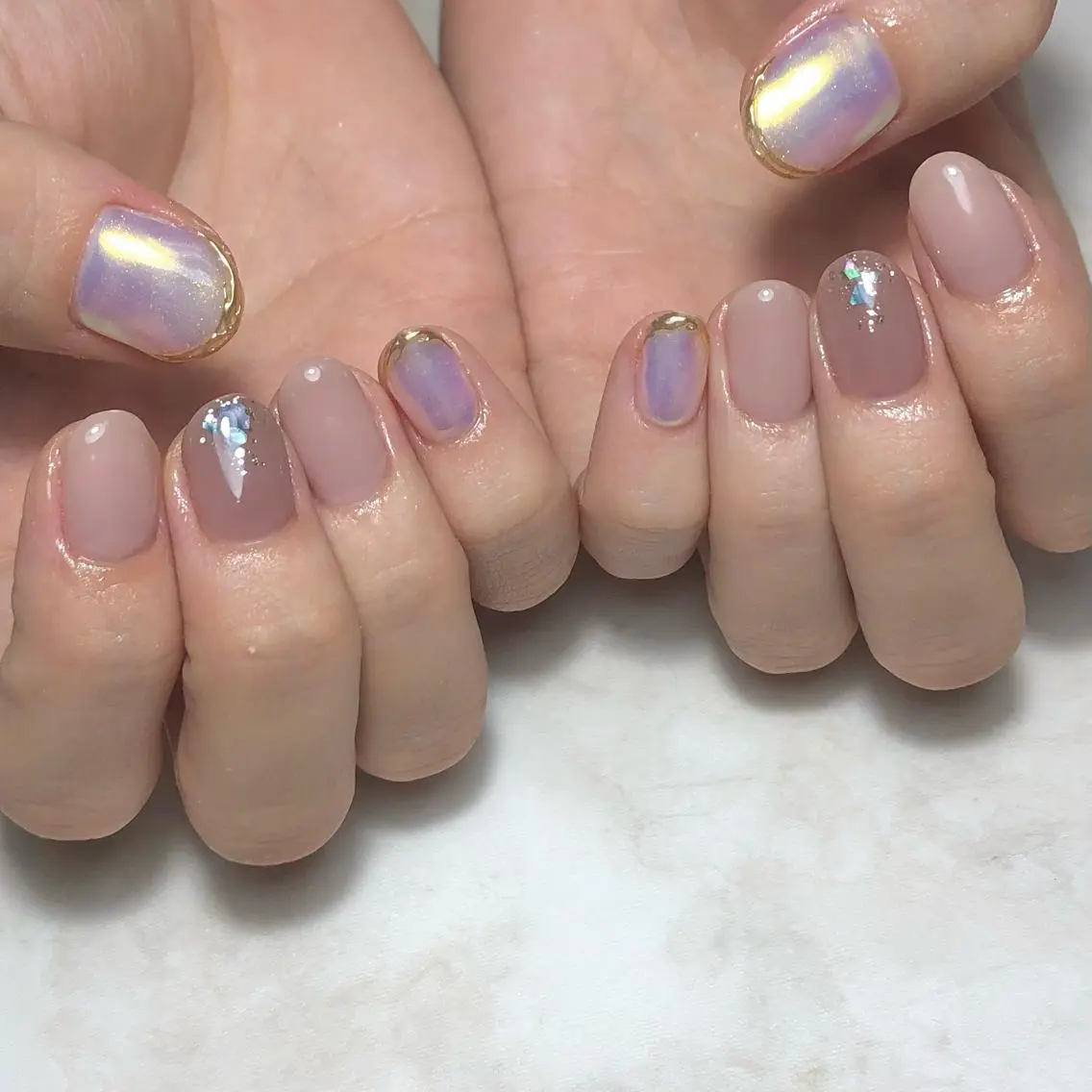 ネイル ハンドネイル shiro ハルカのネイルデザイン