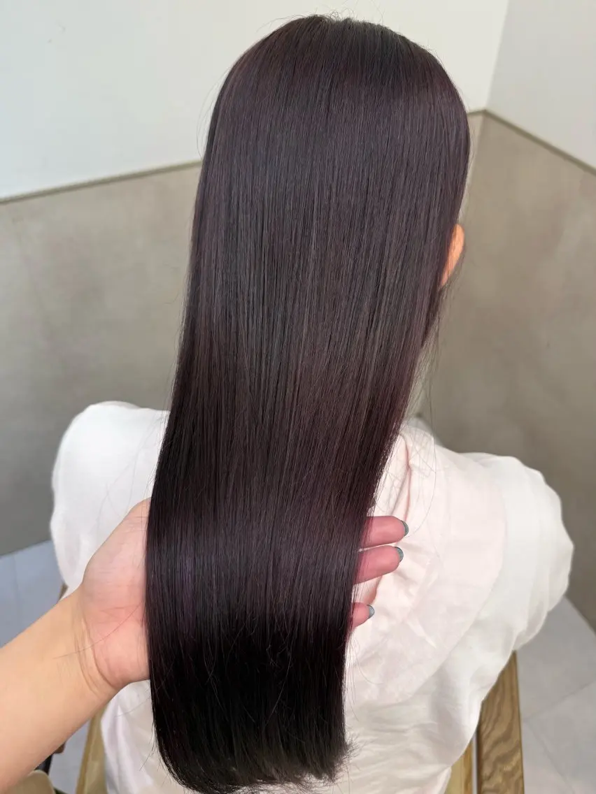 ロング ヘアカラー トリートメント るな🩰 銀座暖色カラー♩🎀のヘアスタイル
