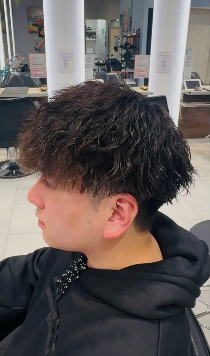 メンズ メンズパーマ カット パーマ 野村安芸 /特殊パーマのヘアスタイル