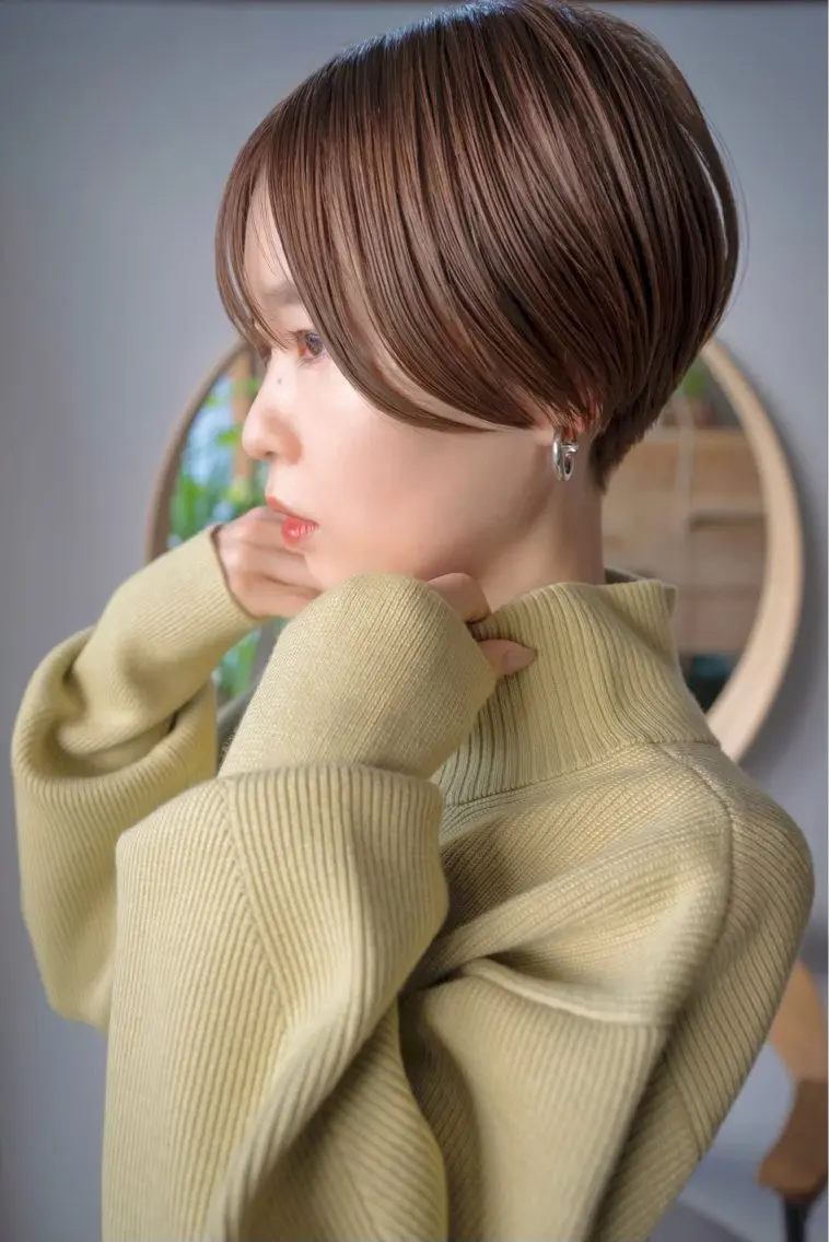 ショート カット ヘアカラー 川間 将彦のヘアスタイル