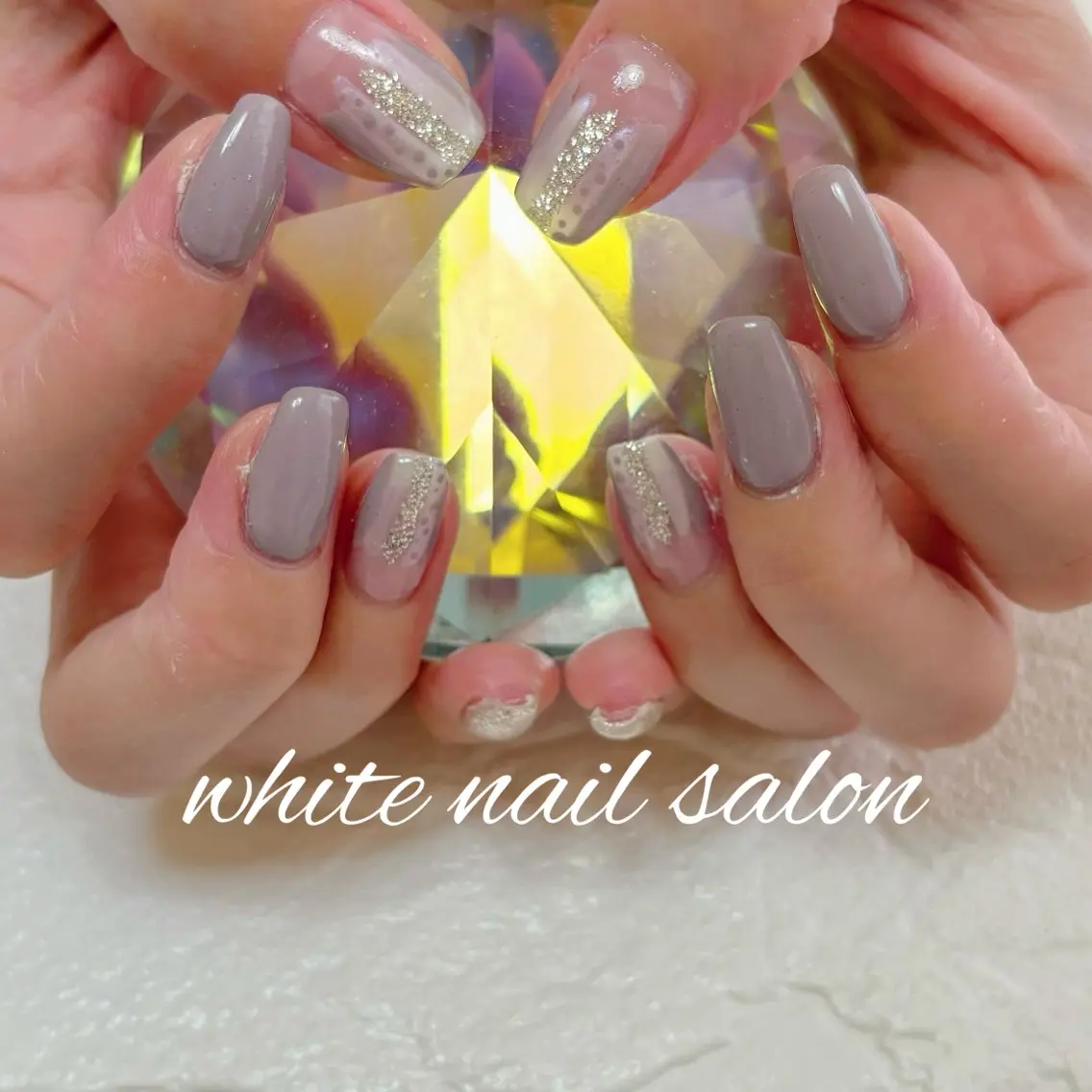 ネイル ホワイト ハンドネイル white nail salonのネイルデザイン