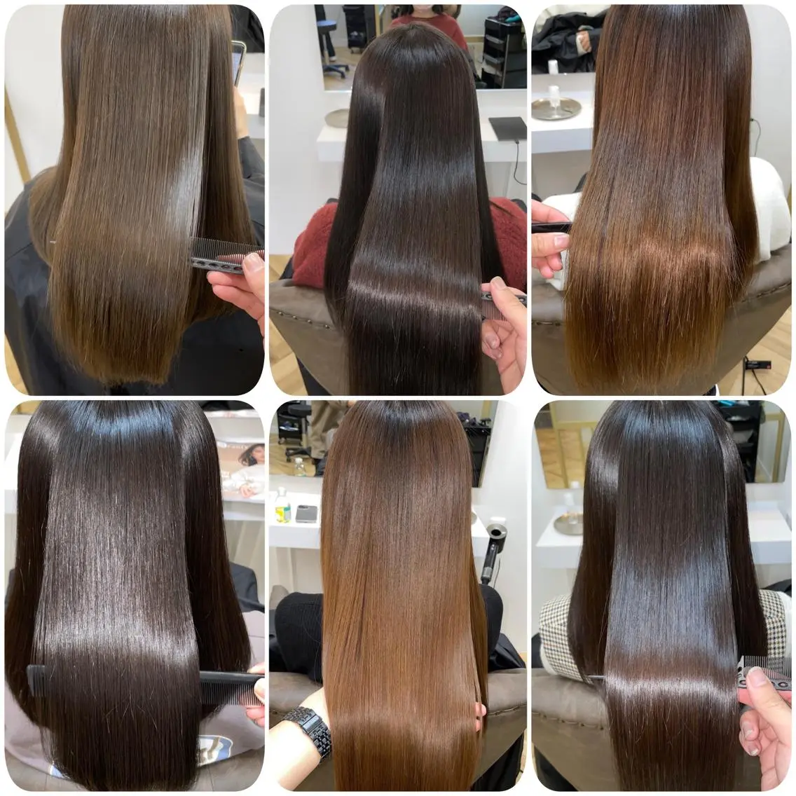 ロング カラー 髪質改善特化 ESSENCIAのヘアスタイル