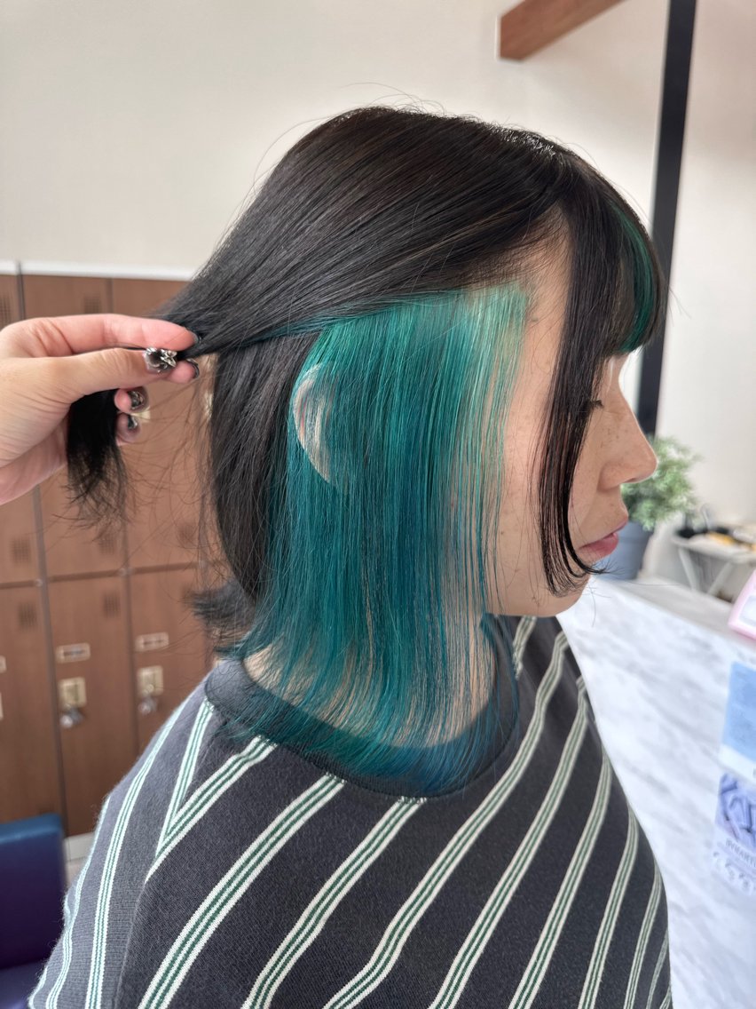 カラー ヘアカラー トリートメント Lantana 前野心結のヘアスタイル