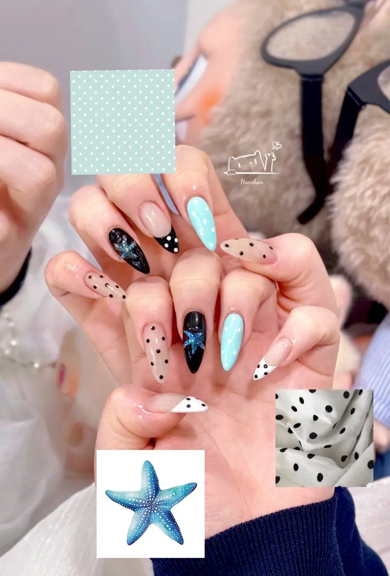 ミディアム ハンドネイル Hi beauty 渋谷のネイルデザイン