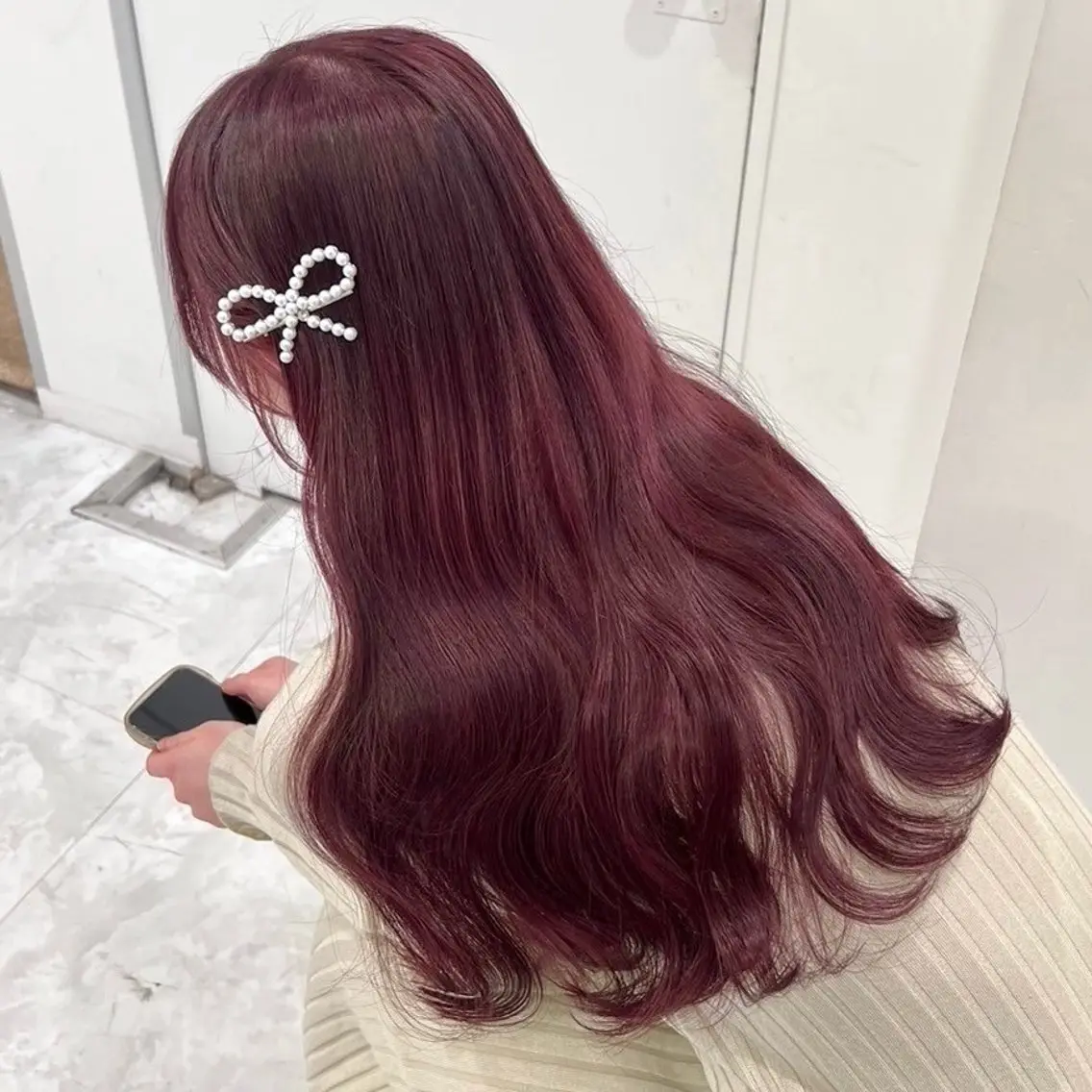 【🥀先着3名様限定🥀】ケアブリーチ&高発色カラー剤付きダブルカラー➕ヒアルロン酸トリートメントの写真