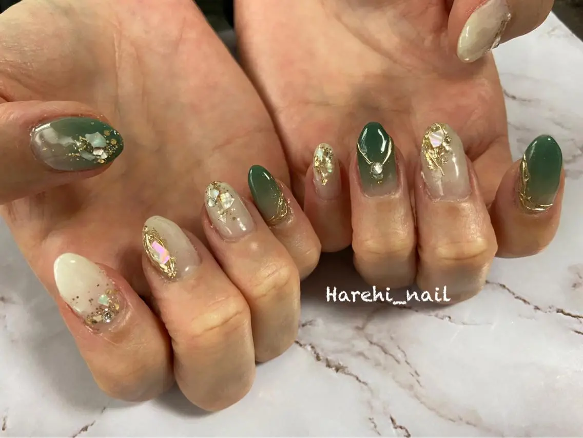 ネイル ハンドネイル Harehi_ nailのネイルデザイン