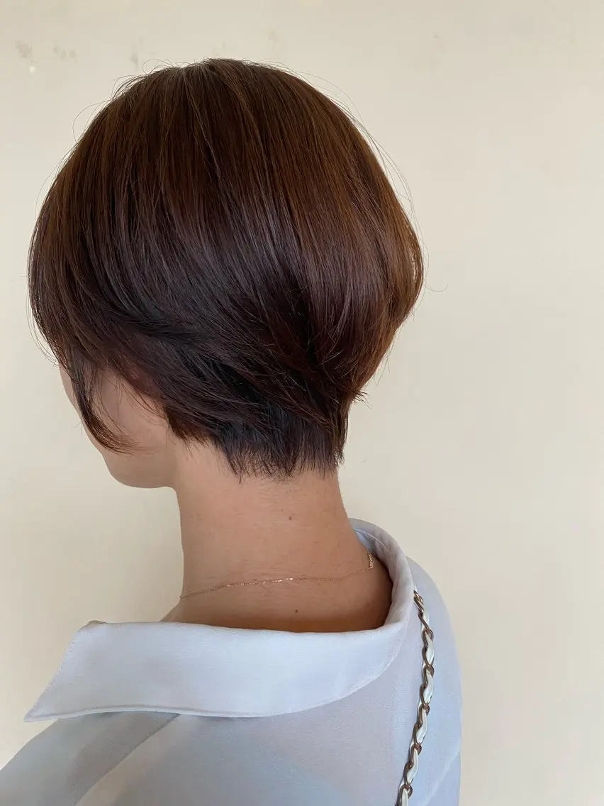 ショート ショートヘア 森 千風優のヘアスタイル