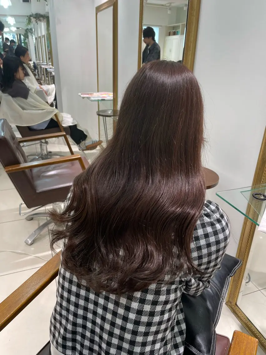 ロング カラー ヘアアレンジ 透明感カラー 髪質改善 透明感カラー ai🫧🪞のヘアスタイル