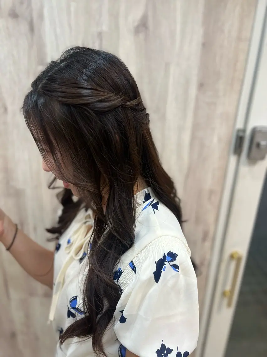 ヘアアレンジ ヘアセット ヘアメイクネイリスト hidemi中目黒のヘアスタイル