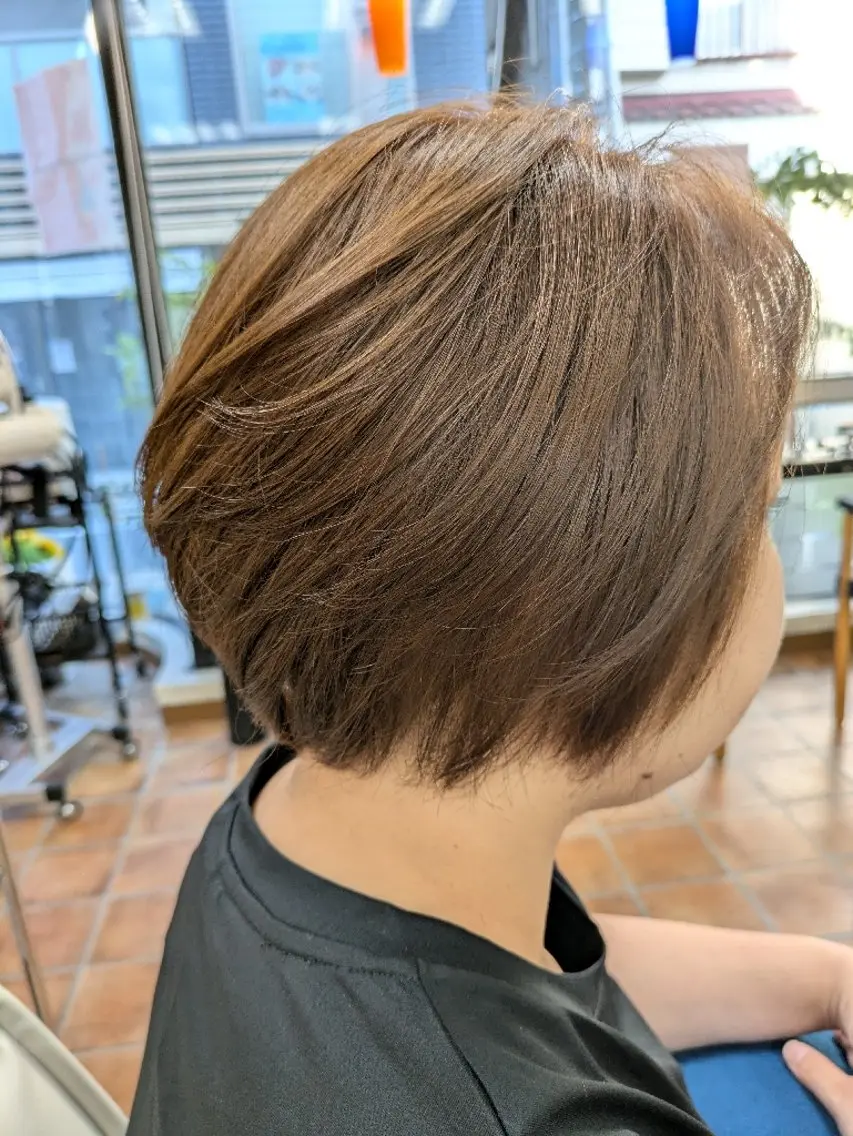 🥰🐼5月限定50％offカット＋白髪染め+トリートメント￥11790→\5895の写真