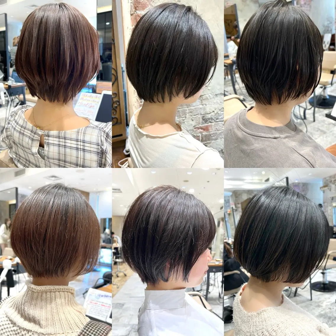 ショート カラー カット ヘアカラー トリートメント 💍新宿ショート 💍岩田莉奈のヘアスタイル