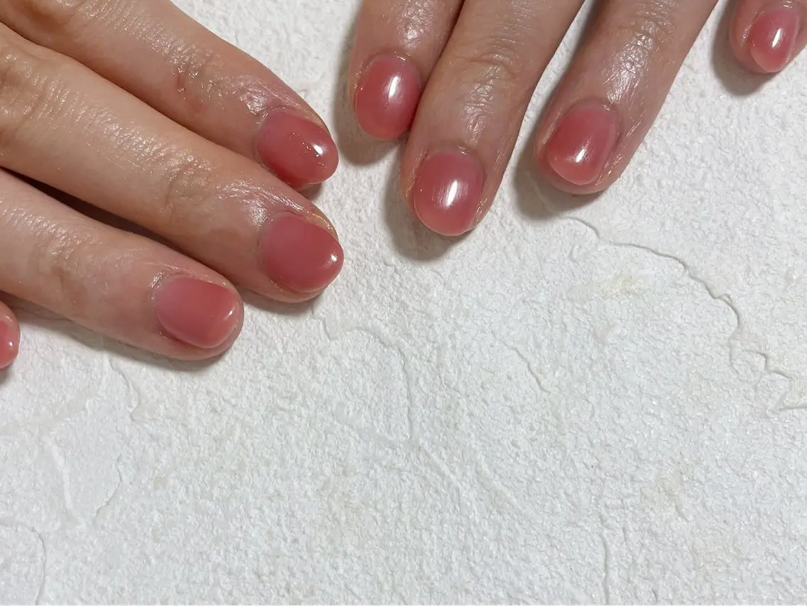 ネイル オーロラネイル フットネイル フレンチネイル ジェルネイル マグネットネイル ハンドネイル mogunail &blowのネイルデザイン