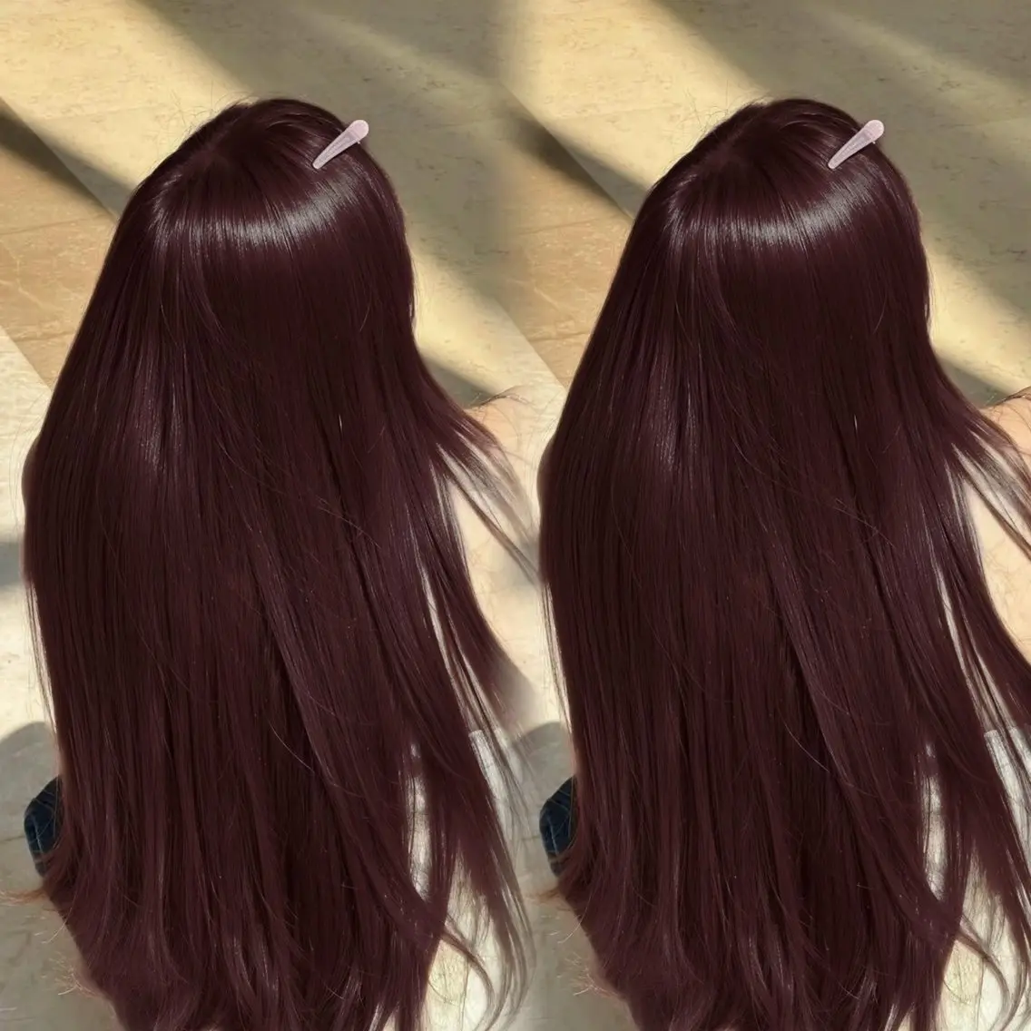 カラー ヘアカラー トリートメント ヘッドスパ ヘアセット 🍒ブリーチなし🍒 暖色🍒YUUNAのヘアスタイル