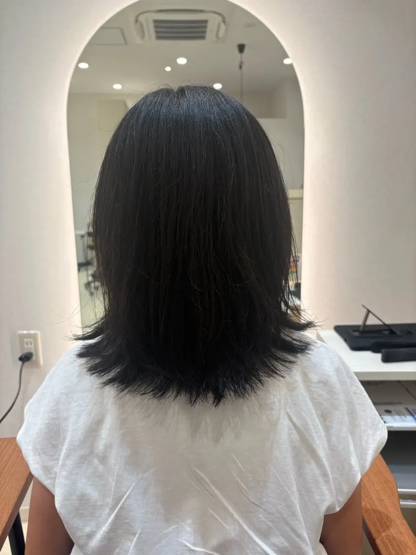 ミディアム ゆうな VISAGE dioのヘアスタイル