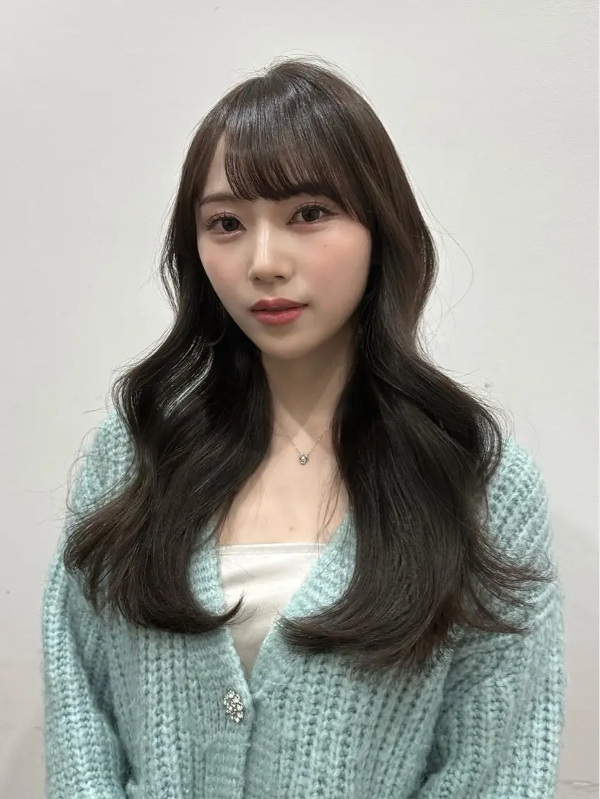 ロング カラー レイヤーカット 似合わせカット レイヤー/顔周り /透明感🩶高橋大のヘアスタイル