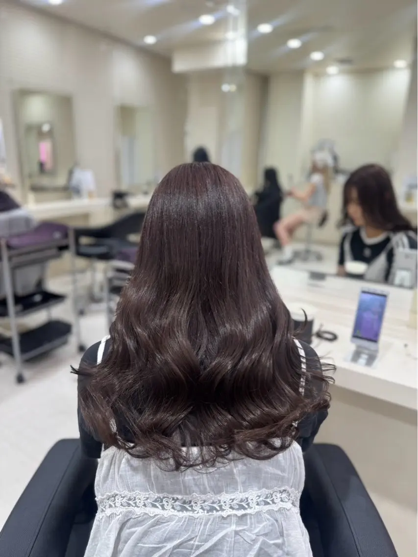 ロング カラー ヘアカラー 💕мei 透明感カラー💕のヘアスタイル